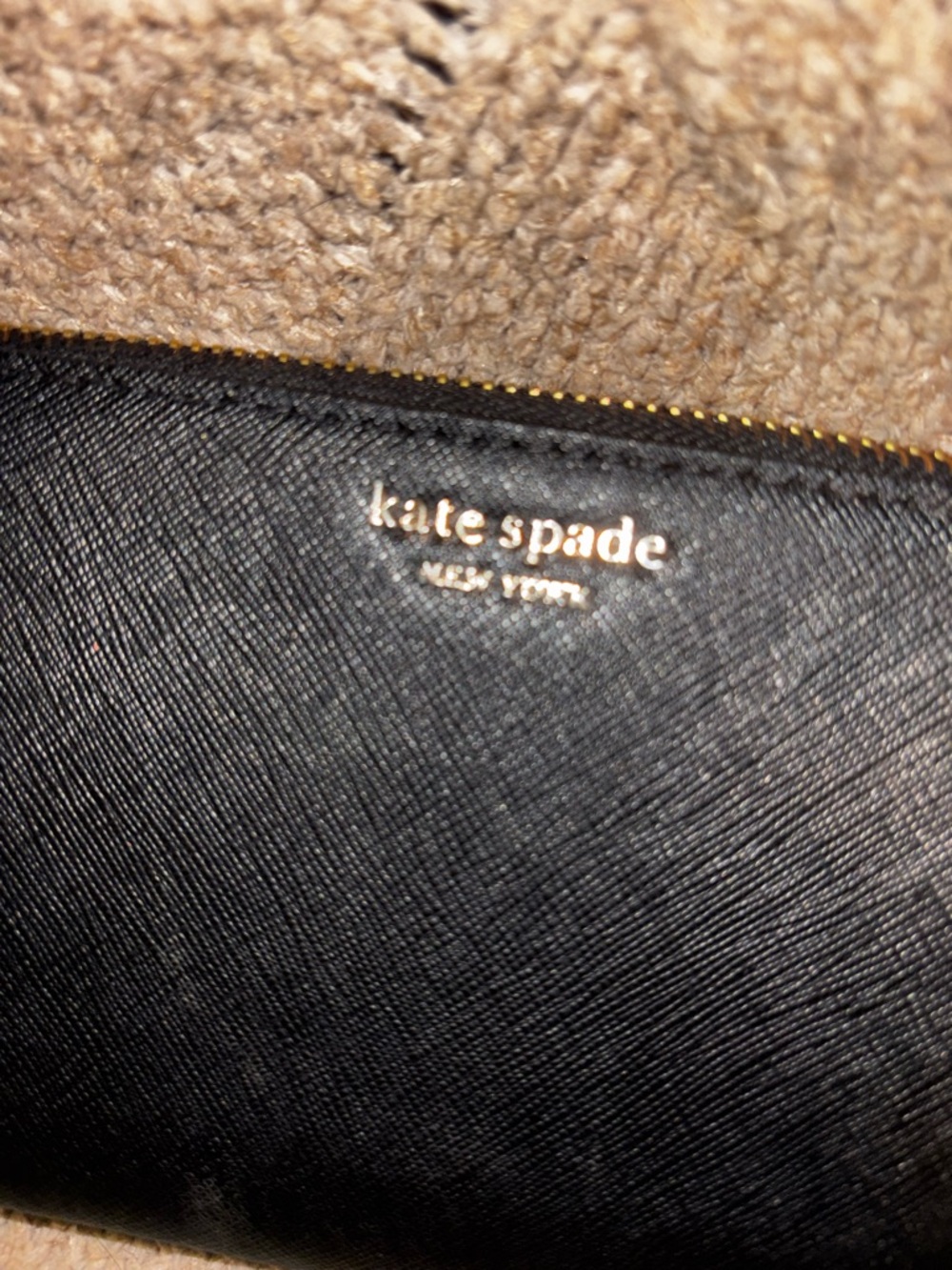 Kate Spade Black Zip Around Continental Wallet Long Wallet Saffiano Leather - Picture 2 of 9